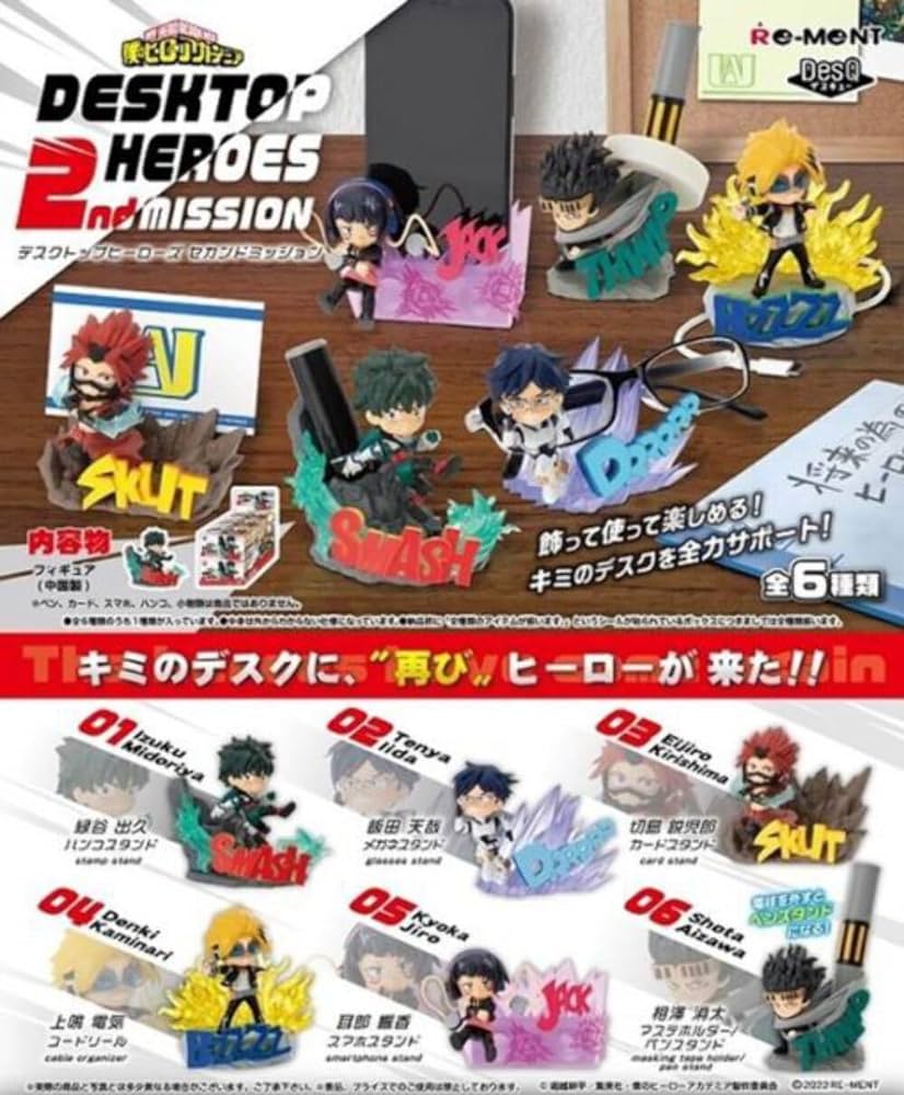 Re-ment My Hero Academia Desktop Heroes 2nd Mission Blind Box