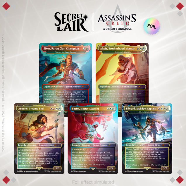 Secret Lair Drop Series: Assassin's Creed Lethal Legends Rainbow Foil Edition