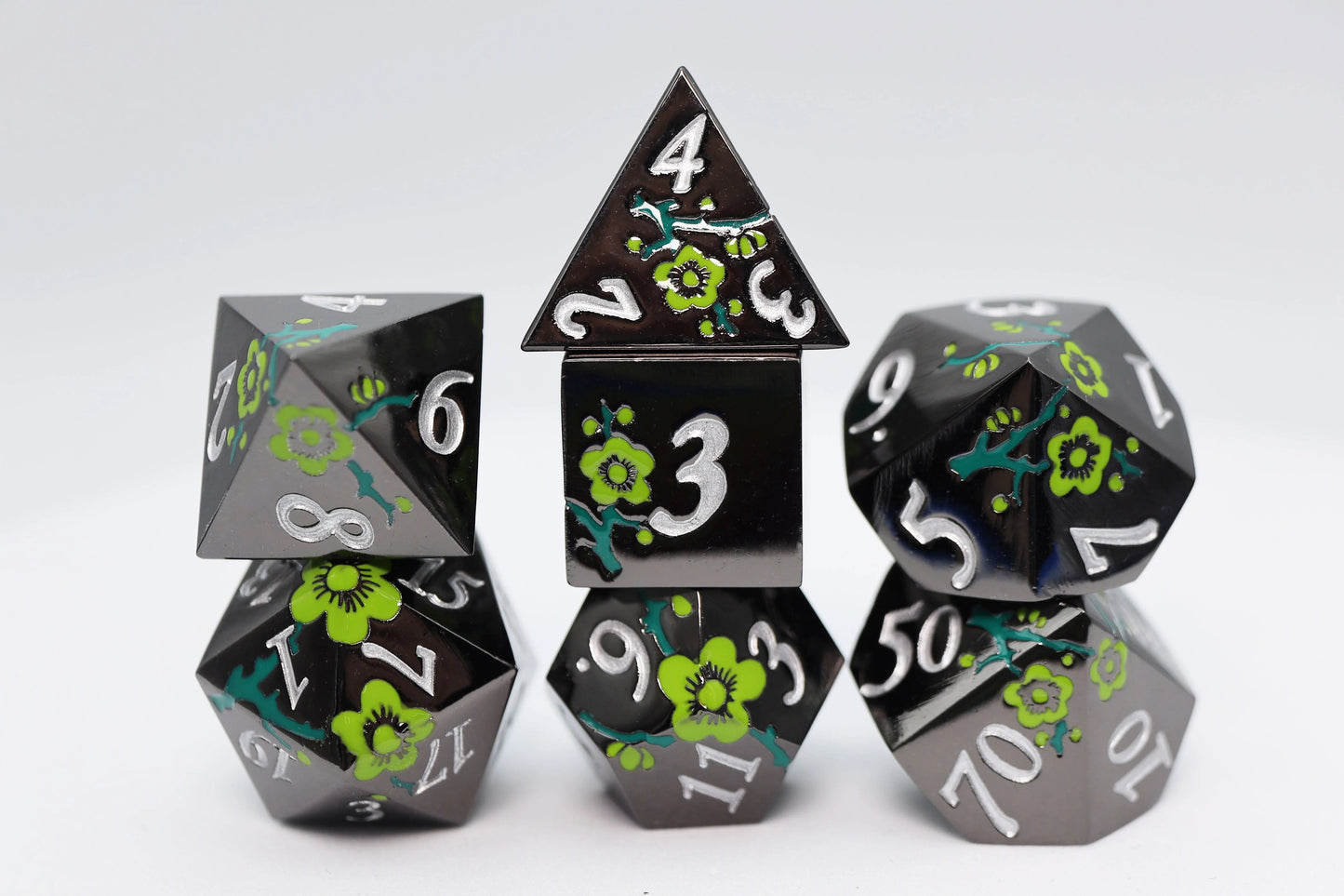 Foam Brain Games Metal Dice Set