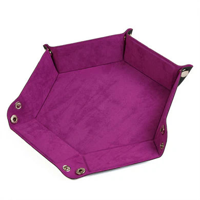 Foam Brain Leatherette & Velvet Dice Tray