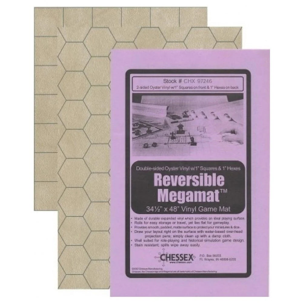 Chessex Megamat 1 in Square/Hex Reversible Mat