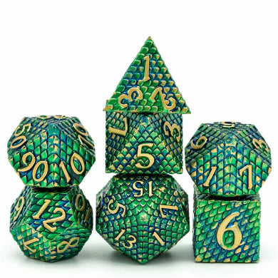 Foam Brain Games Metal Dice Set