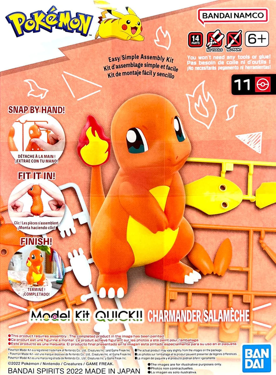 Charmander Pokemon Model Kit