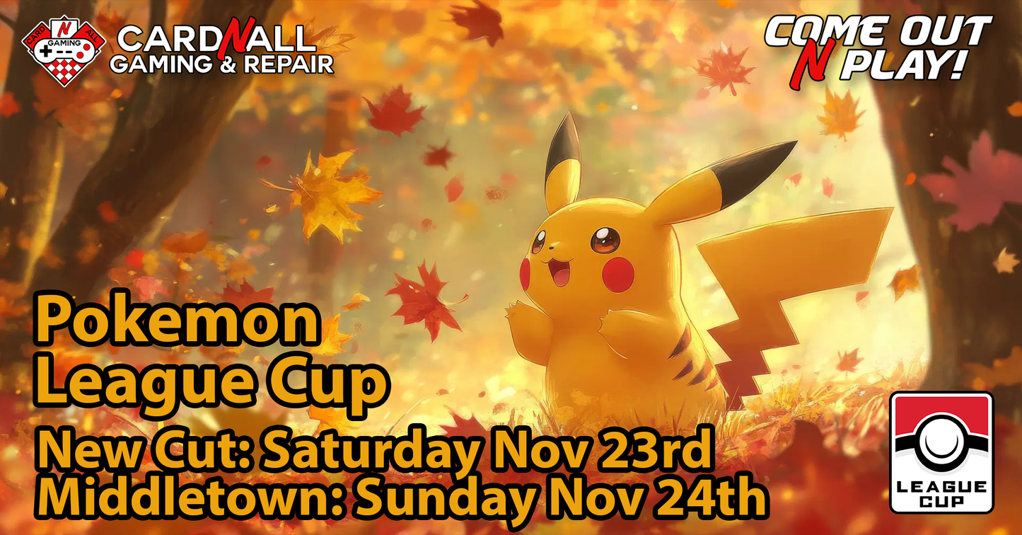 Pokemon TCG League Cup at New Cut on November 23rd