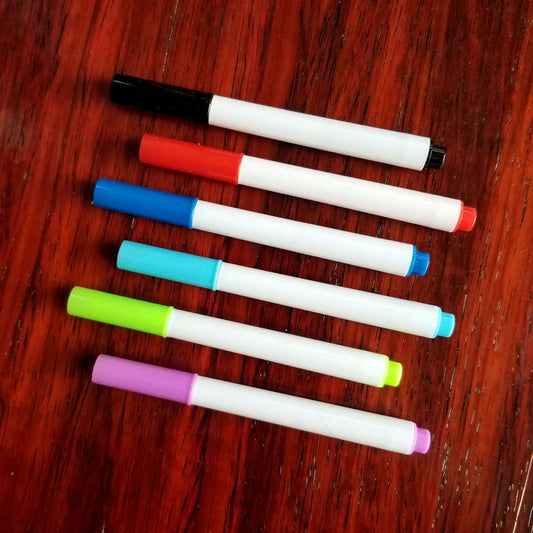 Infinitokens Dry Erase Markers Set of 6