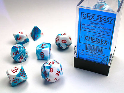 Chessex Gemini Polyhedral 7ct Dice Set