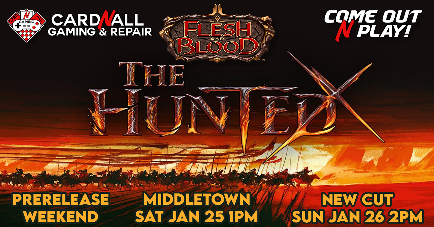 FAB The Hunted Prerelease Jan 26th at 2pm