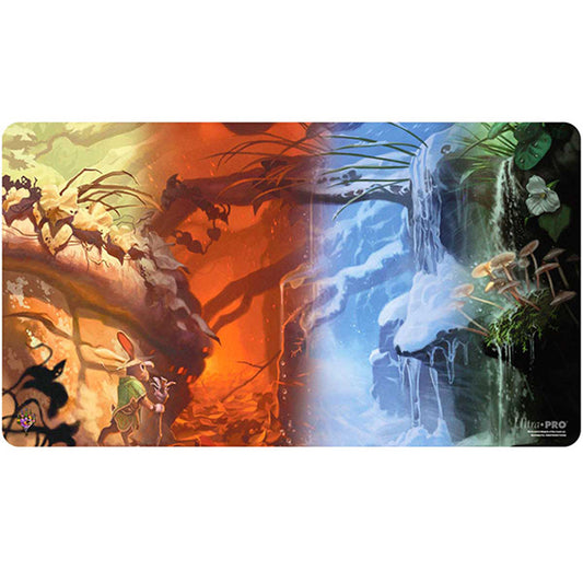 MTG Bloomburrow Forest Seasons Playmat