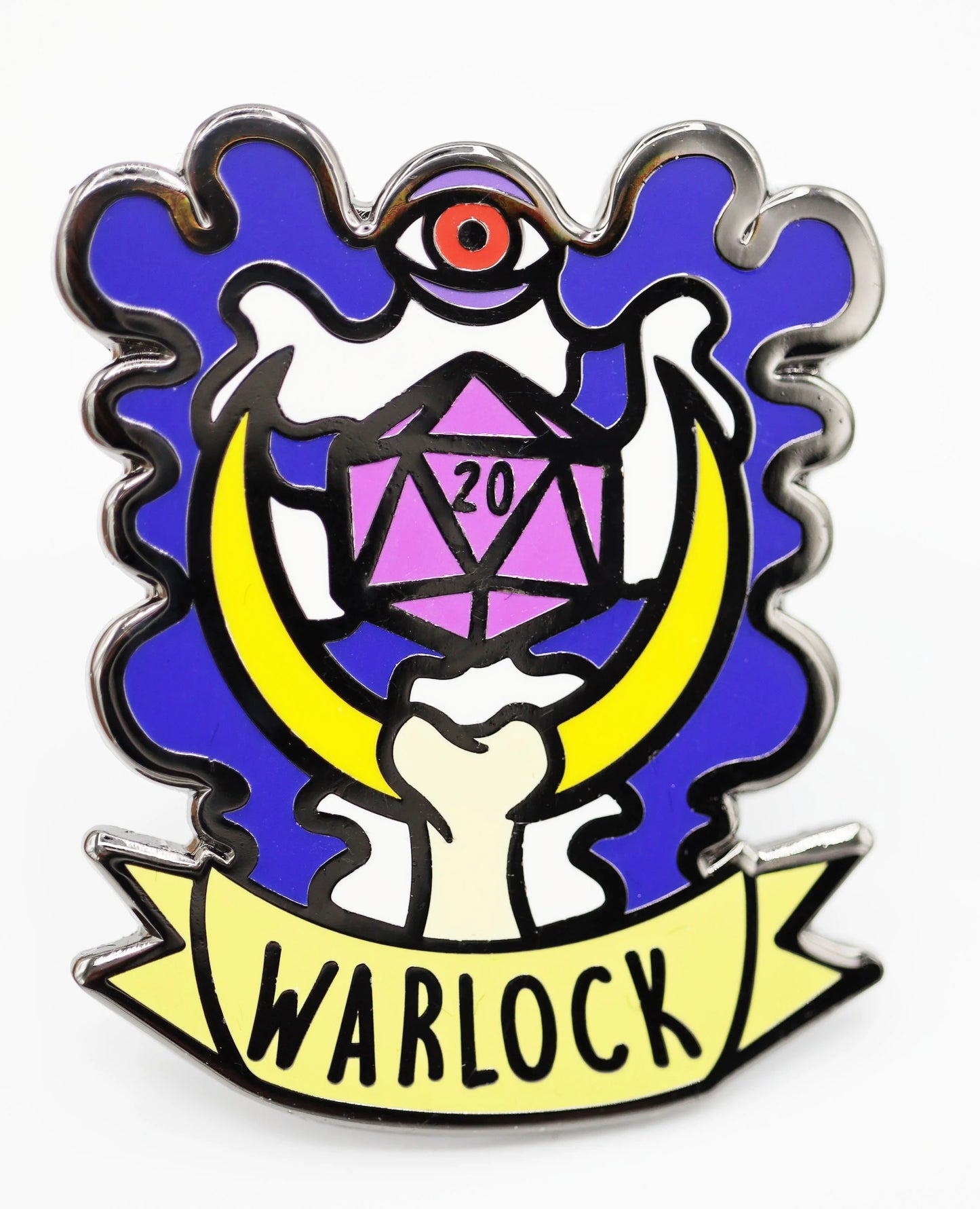 Foam Brain Class Pin - Warlock